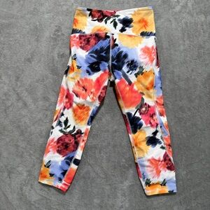 Marika White Floral Women’s size medium Leggings